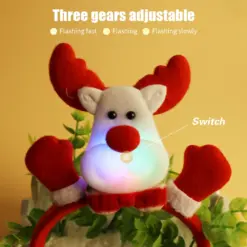 Alternative view of Illuminated Headband - Festive Design for Parties & Christmas Celebrations