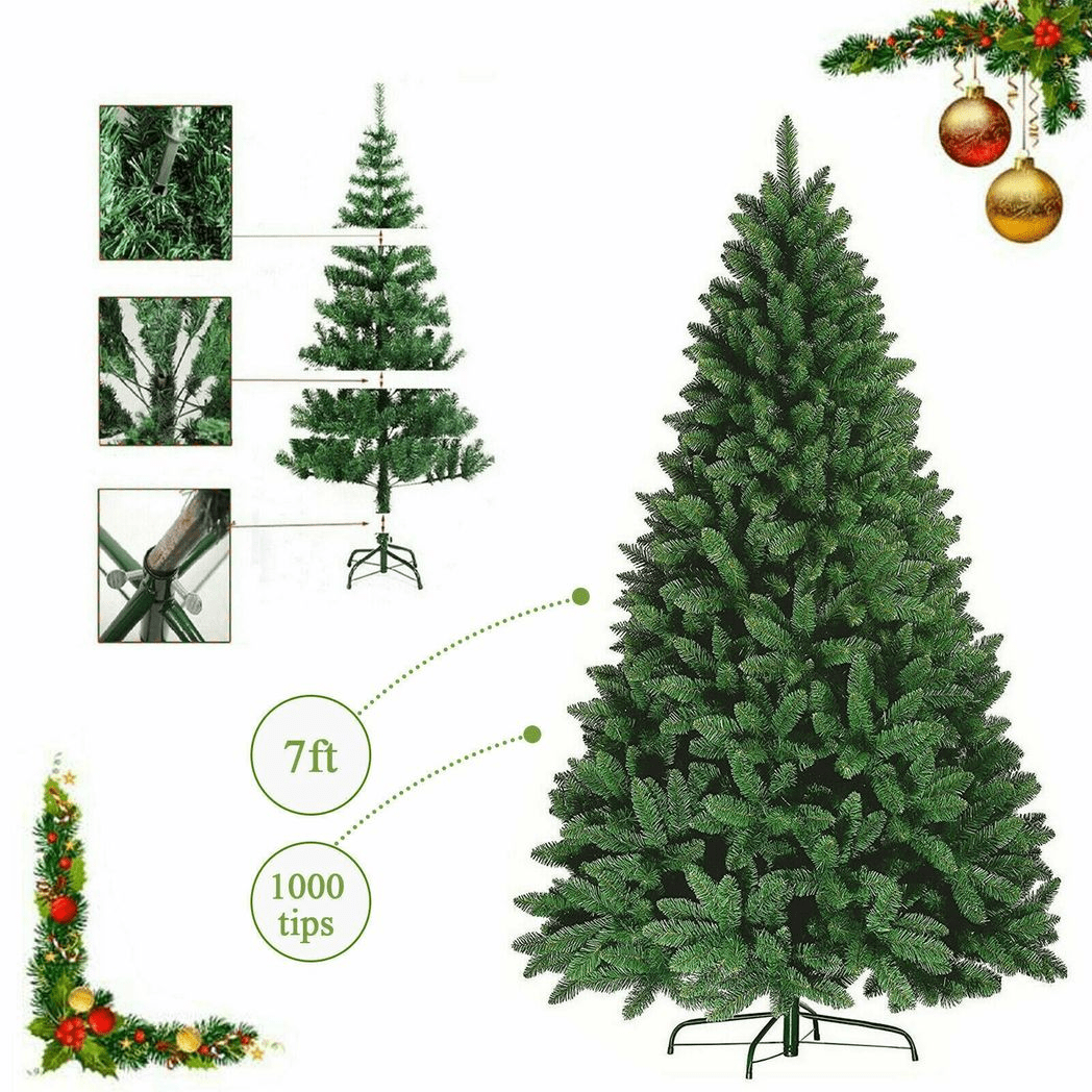 7FT Green Artificial Christmas Tree – Colorado Style (210cm) 7FT Green Artificial Christmas Tree – Colorado Style (210cm)