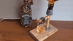 Alternative view of Whiskey Dispenser & Bottle Rack for Home Bar – Unique Gift for Wine Lovers