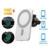 Magnetic Wireless Car Charger Phone Support 15W Fast Charging Dashboard Phone