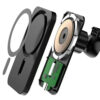 Magnetic Wireless Car Charger Phone Support 15W Fast Charging Dashboard Phone