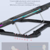 RGB Gaming Laptop Adjustable Stand with 6 Fans, Cooling for 12-17 Inch Laptops