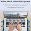 RGB Gaming Laptop Adjustable Stand with 6 Fans, Cooling for 12-17 Inch Laptops