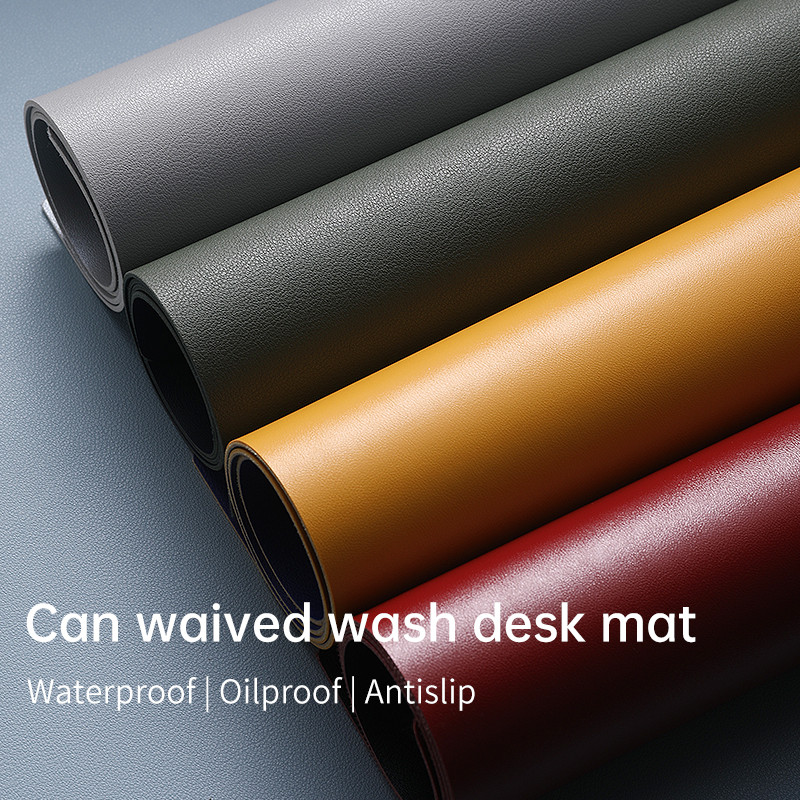 Large Waterproof Leather Mouse Pad, Desk Mat For Home Office, Gaming, Keyboard Large Waterproof Leather Mouse Pad, Desk Mat For Home Office, Gaming, Keyboard - Image 3