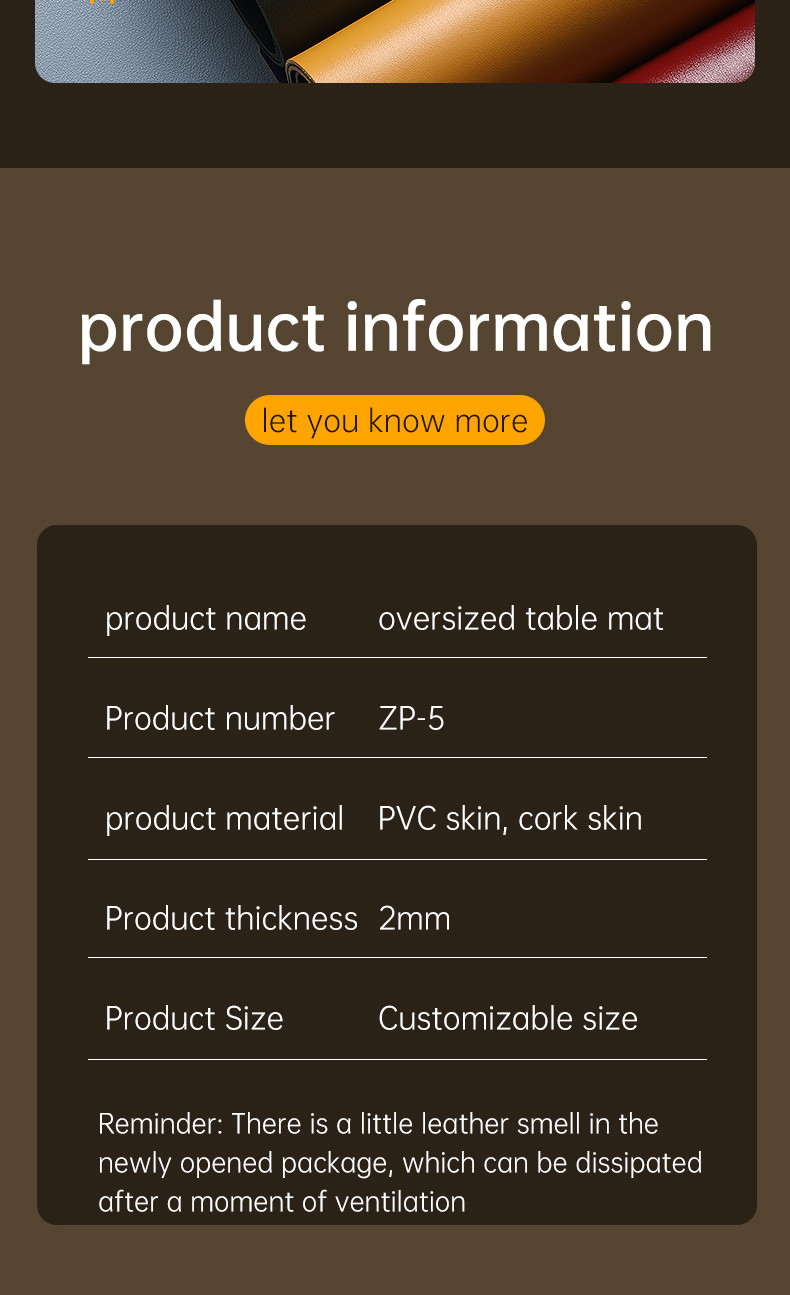 Large Waterproof Leather Mouse Pad, Desk Mat For Home Office, Gaming, Keyboard Large Waterproof Leather Mouse Pad, Desk Mat For Home Office, Gaming, Keyboard - Image 21