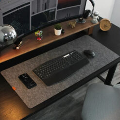 Large Wool Mouse Pad, Non-slip Desk Mat For Office, Computer, Laptop, Gaming