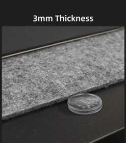 Alternative view of Large Wool Mouse Pad, Non-slip Desk Mat For Office, Computer, Laptop, Gaming