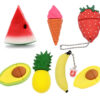 Fruit USB Flash Drive 128GB 64GB 32GB Banana Strawberry Watermelon Avocado Stick Fruit USB Flash Drive 128GB 64GB 32GB Banana Strawberry Watermelon Avocado Stick