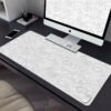Black and White Large HD Mouse Pad, Art Desk Mat for PC, Keyboard, Office use
