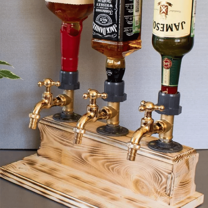 Whiskey Dispenser & Bottle Rack for Home Bar – Unique Gift for Wine Lovers Whiskey Dispenser & Bottle Rack for Home Bar – Unique Gift for Wine Lovers - Image 7