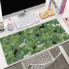 Green Plant Large Gaming Mousepad XXL Gamer Mouse Pad Size For Office
