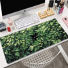 Green Plant Large Gaming Mousepad XXL Gamer Mouse Pad Size For Office