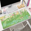 Green Plant Large Gaming Mousepad XXL Gamer Mouse Pad Size For Office