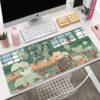 Green Plant Large Gaming Mousepad XXL Gamer Mouse Pad Size For Office