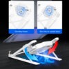 Adjustable Ergonomic Laptop Stand with Fan - Portable Height Riser Bracket