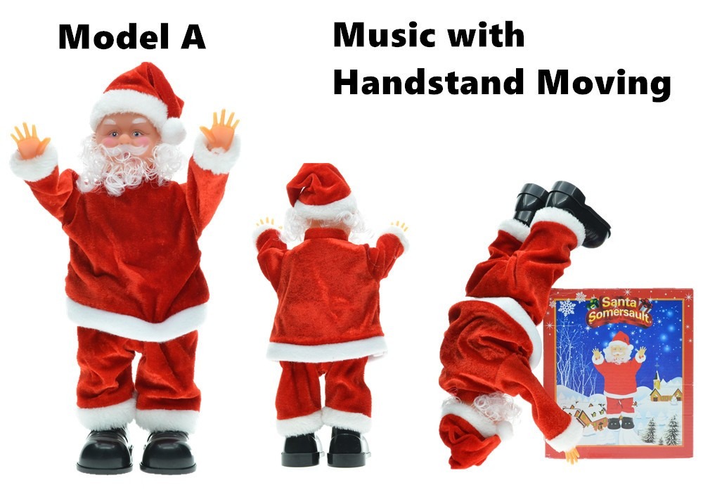 30cm Electric Santa Claus Doll, Musical Dancing Gift for Kids, Home Decor Craft 30cm Electric Santa Claus Doll, Musical Dancing Gift for Kids, Home Decor Craft - Image 8
