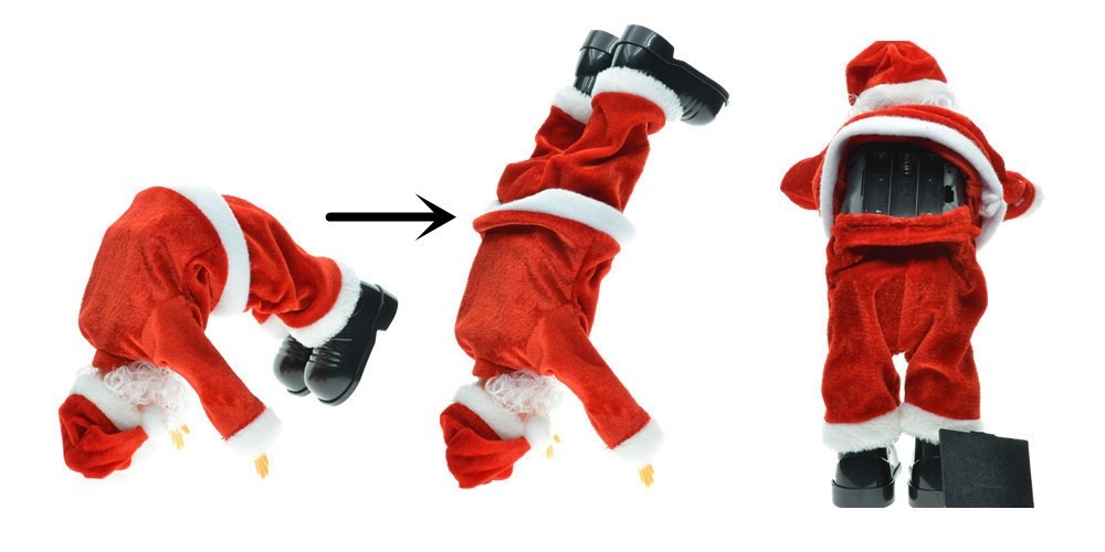 30cm Electric Santa Claus Doll, Musical Dancing Gift for Kids, Home Decor Craft 30cm Electric Santa Claus Doll, Musical Dancing Gift for Kids, Home Decor Craft - Image 10