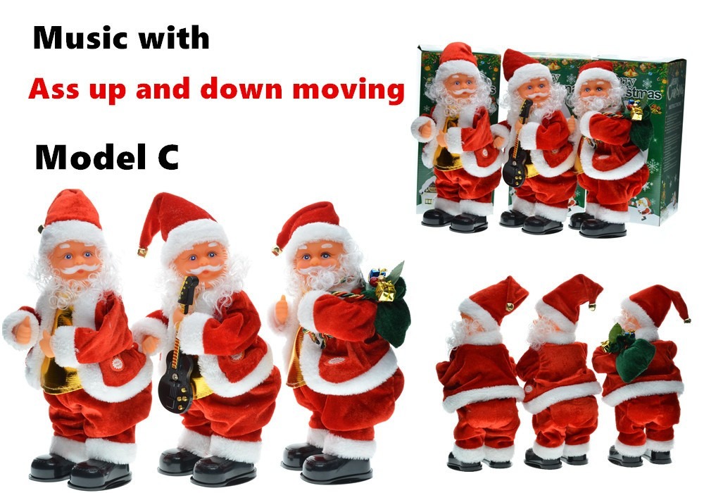 30cm Electric Santa Claus Doll, Musical Dancing Gift for Kids, Home Decor Craft 30cm Electric Santa Claus Doll, Musical Dancing Gift for Kids, Home Decor Craft - Image 11