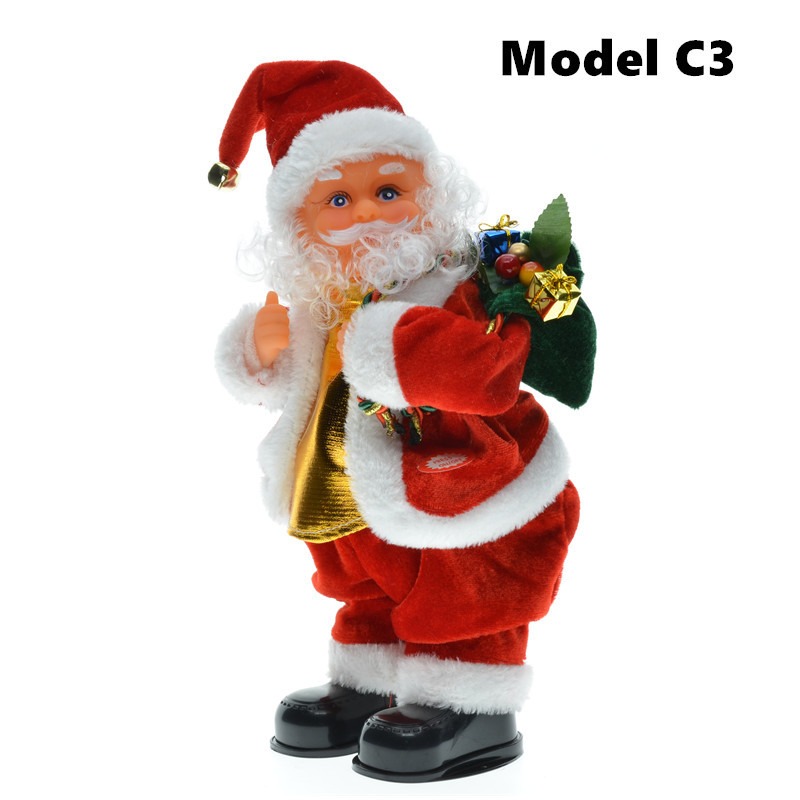 30cm Electric Santa Claus Doll, Musical Dancing Gift for Kids, Home Decor Craft 30cm Electric Santa Claus Doll, Musical Dancing Gift for Kids, Home Decor Craft - Image 16