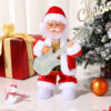 Musical Dancing Santa Claus Guitar Ornament, Christmas Decoration Gift for Kids