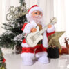 Musical Dancing Santa Claus Guitar Ornament, Christmas Decoration Gift for Kids
