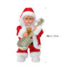 Musical Dancing Santa Claus Guitar Ornament, Christmas Decoration Gift for Kids