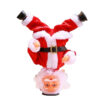 1Pc Handstand Dancing Santa Claus Electric Music Toy Christmas Gift Decoration