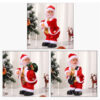 Christmas Musical Dancing Guitar Santa Claus Ornament Decoration Gift for Kids