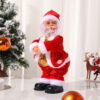 Christmas Musical Dancing Guitar Santa Claus Ornament Decoration Gift for Kids