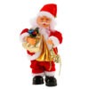 Battery Operated Santa Claus Plush Doll Christmas Tree Ornament Kids' Toy Gift