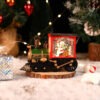 Christmas Eve Music Box Gift - LED Water-filled Train Ornaments Decorations