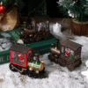 Christmas Eve Music Box Gift - LED Water-filled Train Ornaments Decorations