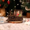 Christmas Eve Music Box Gift - LED Water-filled Train Ornaments Decorations