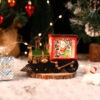 Christmas Eve Music Box Gift - LED Water-filled Train Ornaments Decorations