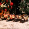 Christmas Eve Music Box Gift - LED Water-filled Train Ornaments Decorations