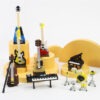 Musical Instrument Building Blocks - Mini Piano & Guitar DIY Educational Toys Musical Instrument Building Blocks - Mini Piano & Guitar DIY Educational Toys