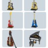 Musical Instrument Building Blocks - Mini Piano & Guitar DIY Educational Toys Musical Instrument Building Blocks - Mini Piano & Guitar DIY Educational Toys