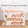 3/4 Layer Automatic Egg Roller Rack | Space-Saving Large Capacity Egg Organiser 3/4 Layer Automatic Egg Roller Rack | Space-Saving Large Capacity Egg Organiser