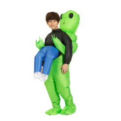 ET Aliens Inflatable Costume Scary Monster Cosplay for Adults Kids Party Gift