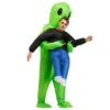ET Aliens Inflatable Costume Scary Monster Cosplay for Adults Kids Party Gift