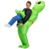 ET Aliens Inflatable Costume Scary Monster Cosplay for Adults Kids Party Gift