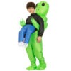 ET Aliens Inflatable Costume Scary Monster Cosplay for Adults Kids Party Gift