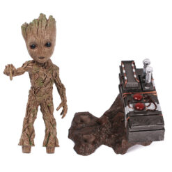 Alternative view of Marvel Guardians of the Galaxy Groot Statue - Cute Baby Tree Man PVC Figure
