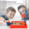Basketball Mini Desktop Tabletop Game Set for Indoor/Outdoor, Travel, Office Fun