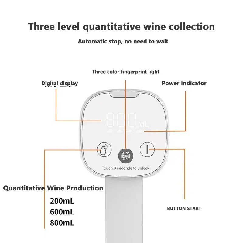 Smart Quantitative Whiskey Pump Dispenser | Adjustable Liquor & Wine Decanter Smart Quantitative Whiskey Pump Dispenser | Adjustable Liquor & Wine Decanter - Image 4