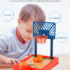 Basketball Mini Desktop Tabletop Game Set for Indoor/Outdoor, Travel, Office Fun
