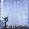 Christmas Lights Curtain Garland Home Decor Ornaments 2024 New Year Gifts