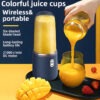 Portable Rechargeable Juice Extractor Small Juice Cup for Home and Outdoor use