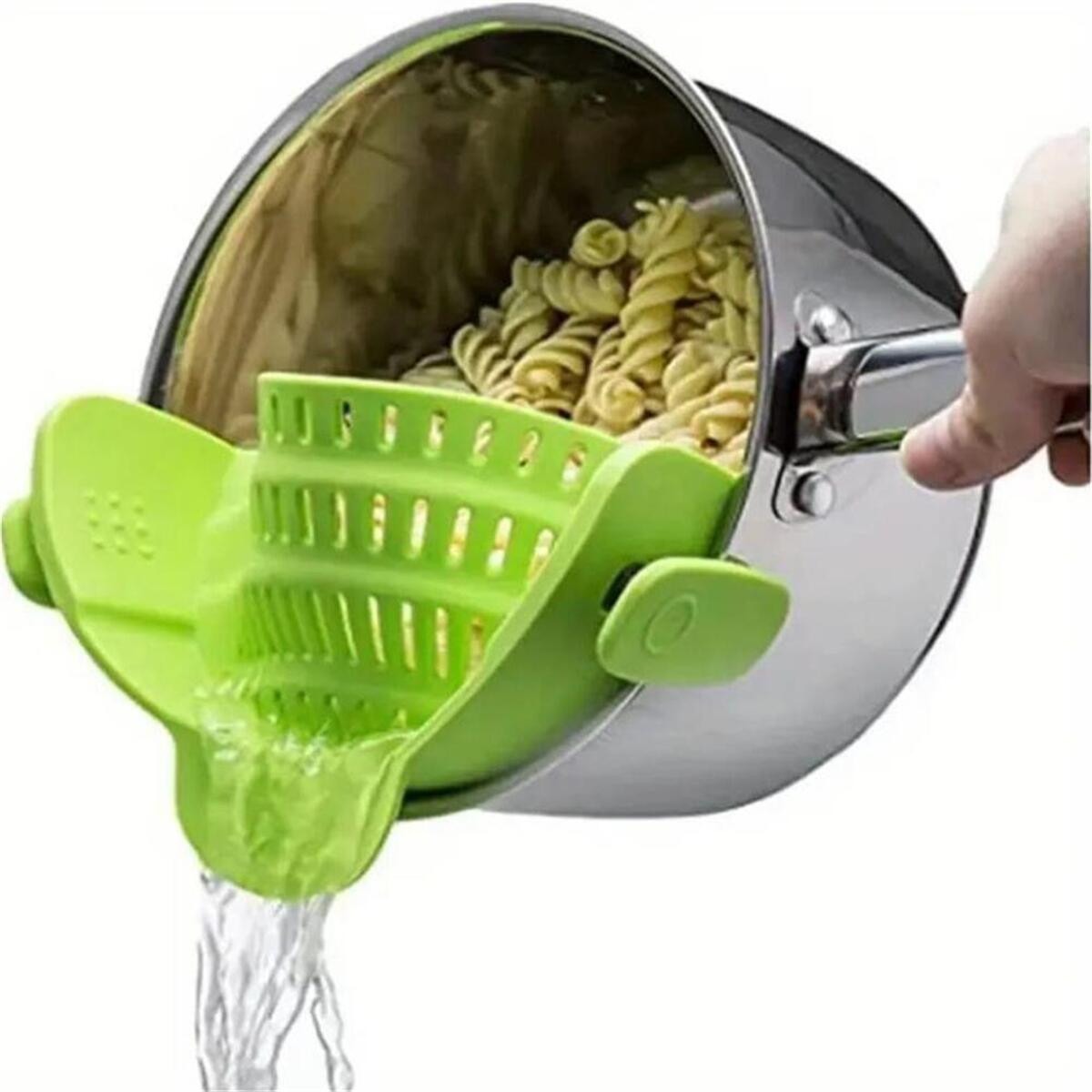 Adjustable Clip Strainer for Pots, Pans, and Bowls, Kitchen Pot Strainer Adjustable Clip Strainer for Pots, Pans, and Bowls, Kitchen Pot Strainer - Image 10