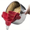 Adjustable Clip Strainer for Pots, Pans, and Bowls, Kitchen Pot Strainer Adjustable Clip Strainer for Pots, Pans, and Bowls, Kitchen Pot Strainer